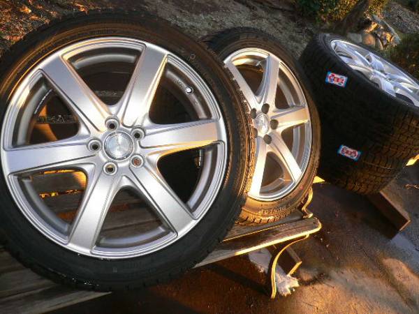 値下げアルミホイール＆スタッドレスタイヤ215/45R17