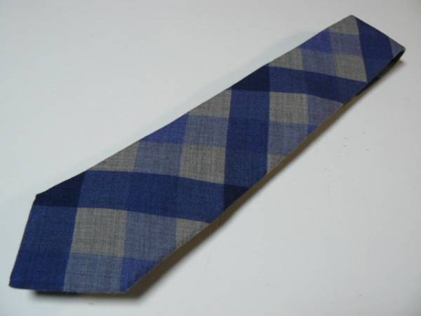 ヒッキーフリーマン◆ウールネクタイ/blue◆1.9万/Wool100%◆USA