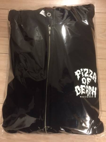 PIZZA OF DEATH ZIPパーカー Ｌサイズ 黒 新品未開封 送料無料