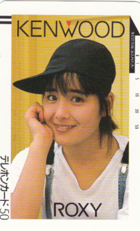 ▼富田靖子　KENWOODテレカ１_1