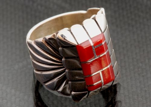 50%Off！チェスター ベナリー　コーラルリング23号 ナバホ