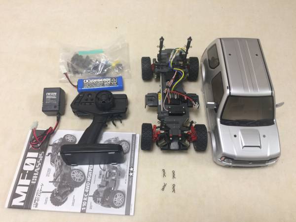 タミヤ スズキ 1⁄10RC 電動RCカーシリーズ タミヤMF-01 ジムニー塗装済