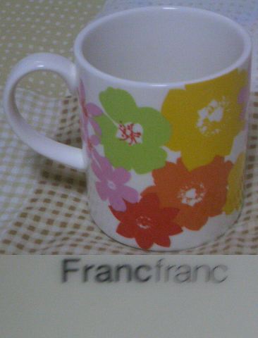 Francfrancのマグカップ 白 花柄 Francfranc フランフラン 売買されたオークション情報 Yahooの商品情報をアーカイブ公開 オークファン Aucfan Com
