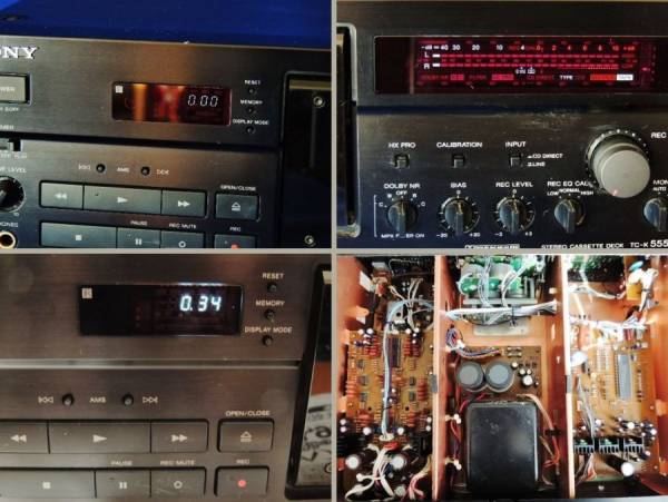 SONY TC-K555ESL ソニー カセットデッキ ジャンク | リモコン付き 公式