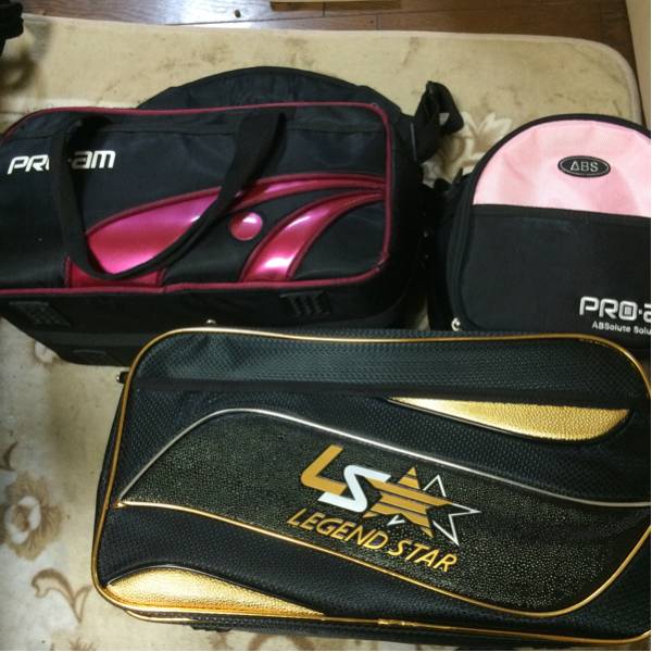 ボウリングバッグ3個セット