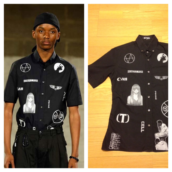 RAF SIMONS ラフシモンズ 03SS 消費期 グラフィックシャツ 名作