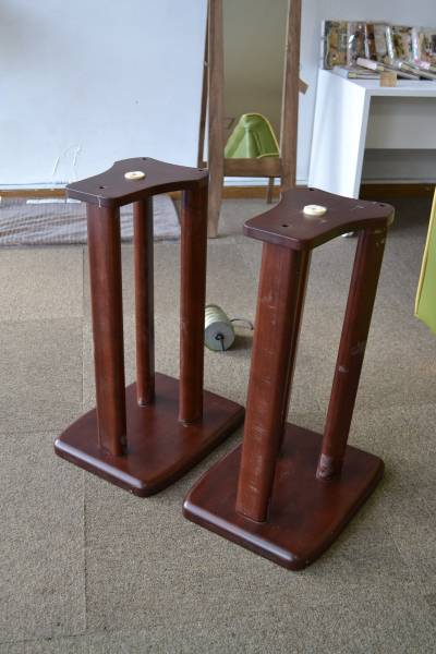 中古品 ビクターLS-V1-M　スピーカースタンド（ペア）現状渡し