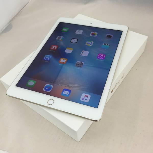 ★中古極上品★au iPad Air2 Cellular 16GB ゴールド 白ロム