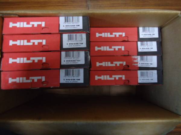 ヒルティ　HILTI　カプセル式接着系アンカー　　ケミカルアンカ