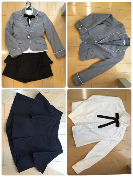 １５０cm 女児 卒服(チェックスカートオマケ)