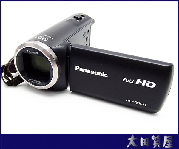 質屋☆Panasonic HC-V360M 90倍ズーム 16GB 揃い 美品☆1円