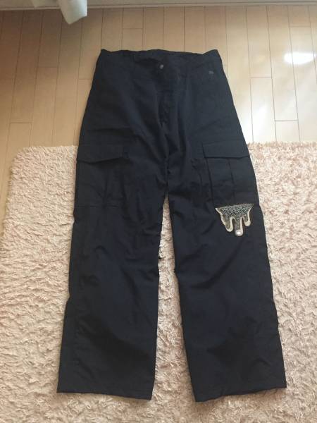 GREEN CLOTHING PEACE パッチ　カーゴ　Lサイズ　新品　ブラック