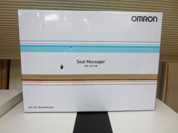 ♪美品 オムロン シートマッサージャー HM-330 ブラウン♪