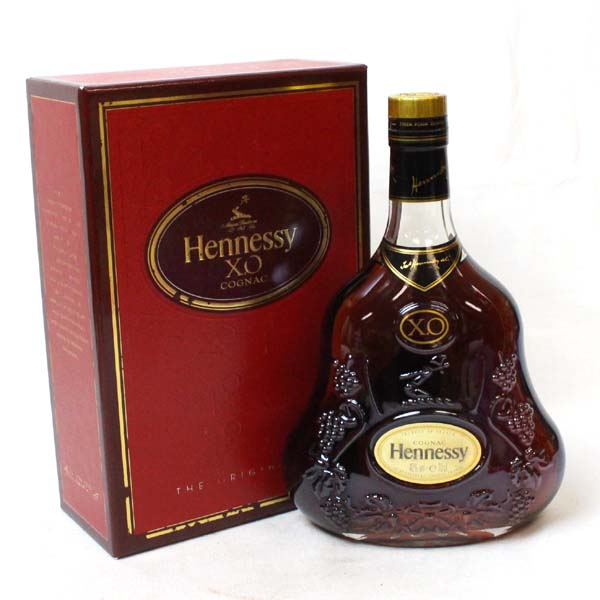 ◇Hennessy ヘネシー XO 金キャップ グリーンボトル 箱入り ♪ 容量