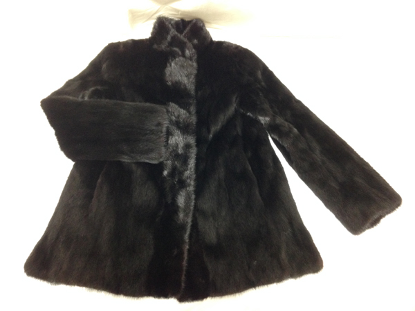 ≪Black Jewel≫ミンクコート 11号 黒 美品 ≪Black Jewel≫ミンクコート 11号 黒 美品