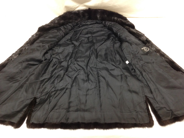 ≪Black Jewel≫ミンクコート 11号 黒 美品 ≪Black Jewel≫ミンクコート 11号 黒 美品