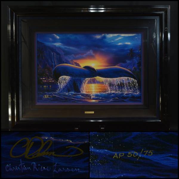 クリスチャン・ラッセン ラッセン クリスチャン 大型 絵画 2種展開 真 