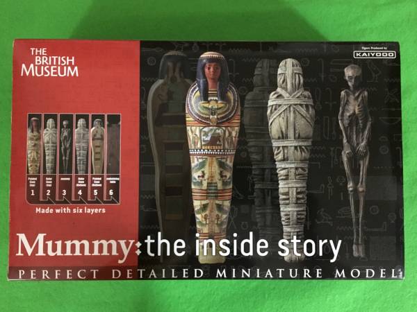 海洋堂 大英博物館 ミイラと古代エジプト展　 バーチャルマミー