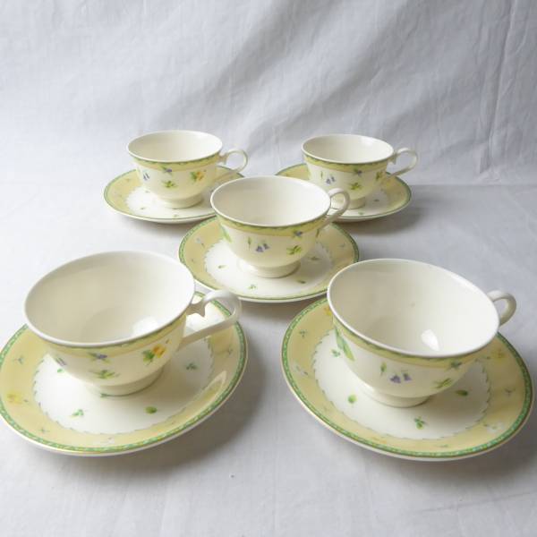 未使用品 洋食器 高級 ナルミ ティーカップ 美品 5客 ino1703 e