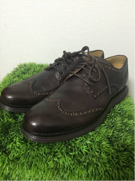 COLE HAAN☆ルナグランド☆LUNARGRAND☆ウイングチップ☆茶☆7.5