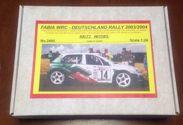 1/24 REJI MODEL(チェコ)製 SKODA FABIA WRC