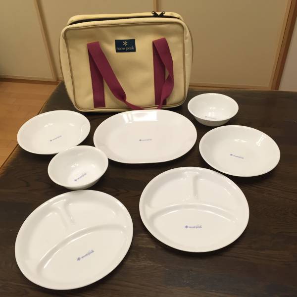 スノーピーク☆コレール食器セット＆ケース＆オマケ付☆廃盤稀少