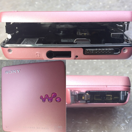 Sony mz eh50 Mdプレーヤー ピンク SONY MD WALKMAN MZ-EH50