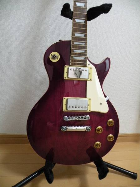 パープルバースト Juno Paul Les Club Purple レスポール Epiphone 