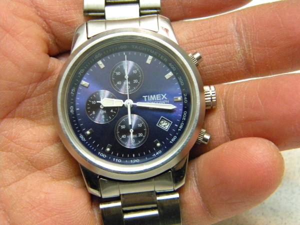 タイメックス TIMEX 腕時計 クォーツ メンズ クロノグラフ 中古 TIMEX