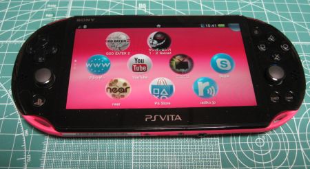 Vita PlayStation ピンク⁄ブラック PCH-2000 Wi-Fiモデル PS SIE 本体 