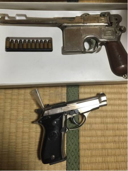 ぴん4 モデルガン モーゼル1916、ベレッタ ジャンク