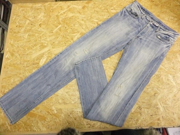 MARC JACOBS マークジェイコブス ダメージデニムジーンズ 青 32