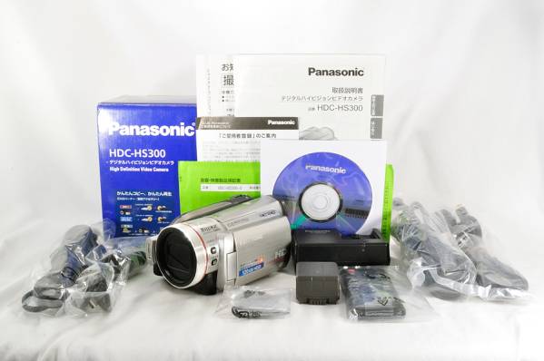 ☆極美品 Panasonic パナソニック HDC-HS300 ビデオ 付属完備♪