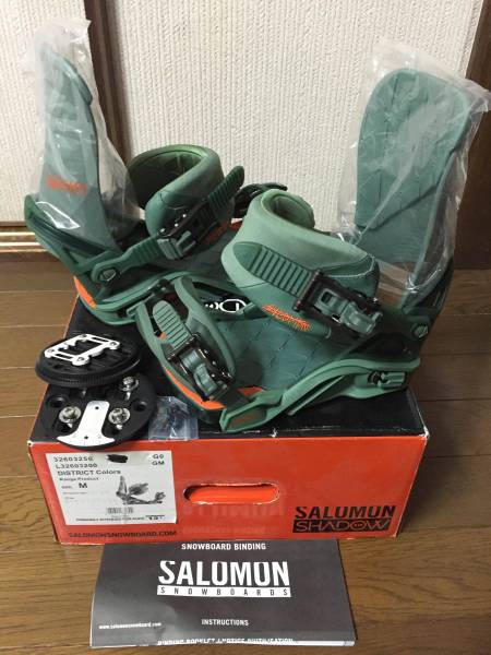 未使用 2013 SALOMONサロモン BINDINGバインディング DISTRICT M