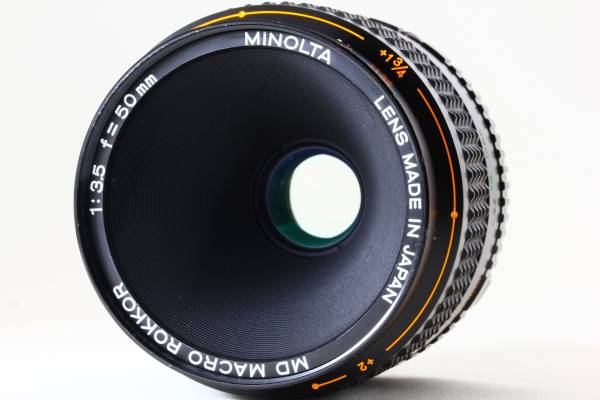 現状渡し】 ミノルタ MINOLTA MD MACRO ROKKOR 50mm F3.5 返品保証