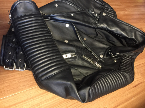 STUD OMME BALMANラムレザーライダース 別注品美品46 最落無売切