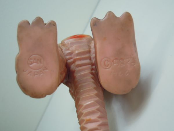 マルサン ウルトラ怪獣 アボラス 1期 当時物 ソフビ フィギュア