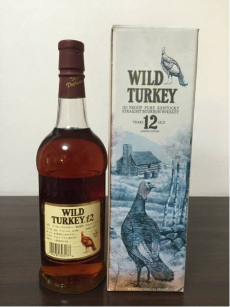 未開栓・箱付き】希少旧ラベル ワイルドターキー12年 WILD TURKEY 700ml