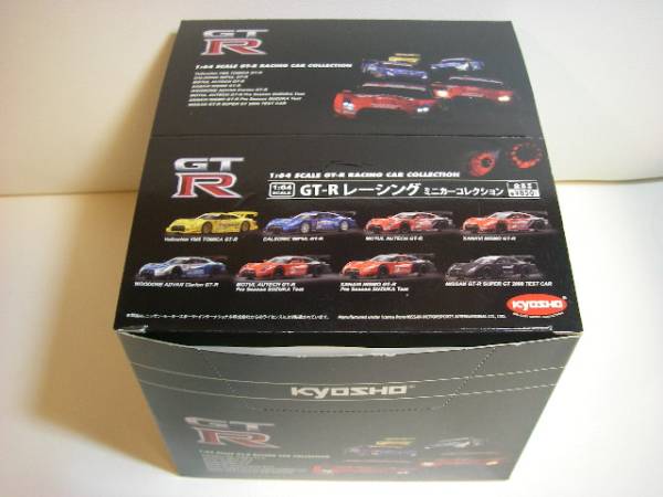 京商 1/64 GT-R レーシングミニカーコレクション 1BOX 全8種類 ☆新品☆1/64 京商 GT-R レーシング ミニカーコレクション 全8台 ご覧