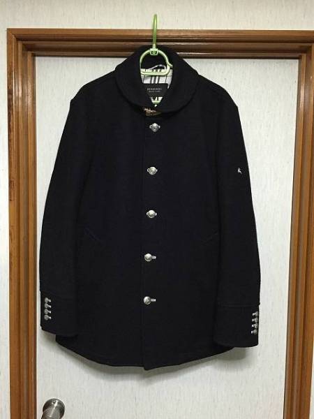 【極美品 M】バーバリーブラックレーベル 幻の 最高級 カシミヤ入 ウールコート 極美品 Mバーバリーブラックレーベル 幻の 最高級 カシミヤ入 ウール