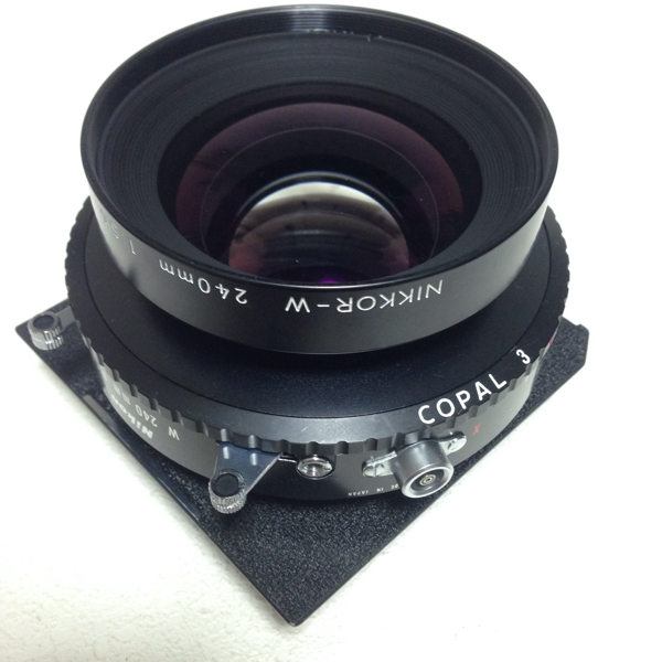 ニコン NIKON NIKKOR-W 240mm f5.6 美品 ニッコールレンズ
