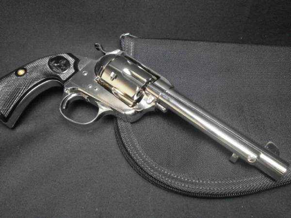 タナカ 6mmガスガン コルトSAA ビズリー5 1/2” ニッケルモデル タナカ
