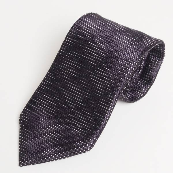 新品同様 TOM FORD トムフォード ネクタイ /パープル×ホワイト