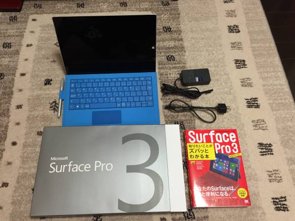 surface pro3 i5/128GB/4GB タイプカバー付き　極美品