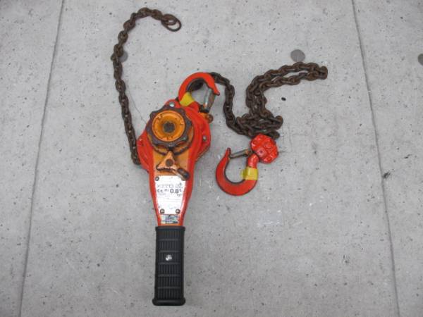 KITO キトー レバーブロック LB008 0.8t 中古①