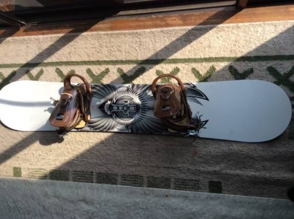 国産スノーボードMOSS X5 147cm 美品 + Flux +Apex 24cm ブーツ