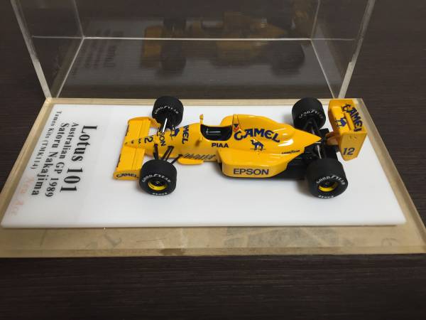 TAMEO 1/43 ロータス 101 #12 中嶋悟 オーストラリアGP