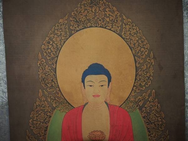 中国古美術 　掛け　軸 骨董品 現状品 旧蔵 時代物　肉筆 品質保証，限定SALE】 蔵整理品 中国清時代掛け軸 肉筆水彩絵 骨董品