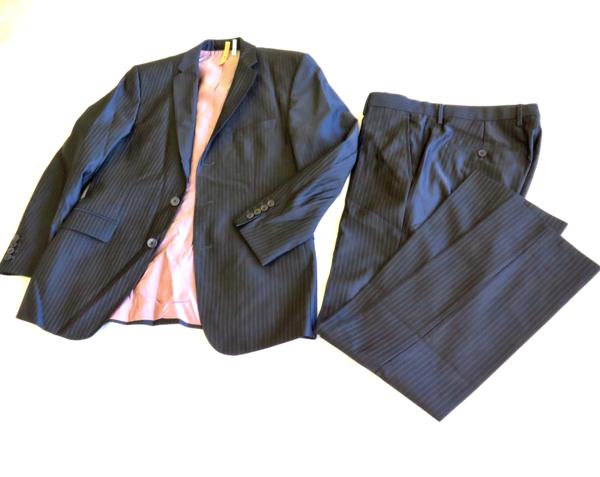 正規品 HUGO BOSS ヒューゴボス セットアップスーツ ブラック系 ○HUGO