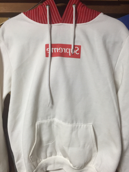 シュプリーム ギャルソン コラボパーカー